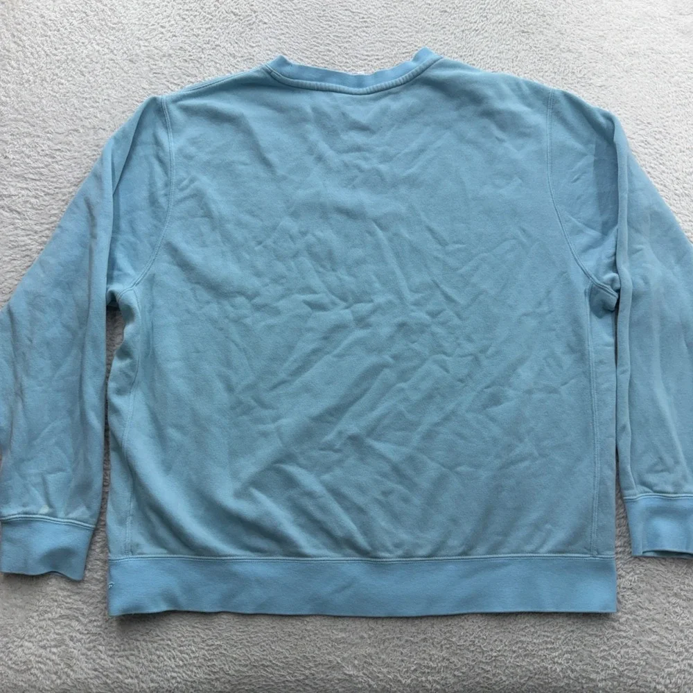 Nike Womens XL Crewneck Sweatshirt Light Blue Futura Logo Pullover Active